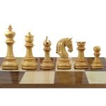 Chessnut & DGT Sensors Compatible Pieces INDIACHESSART - Imperial Staunton Chess Pieces Only set - Weighted Chessmen in Ebonies king 3.8" - Image 7