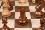 INDIACHESSART - 1950s Bohemia Staunton German Chess Pieces in Sheesham & Boxwood 3.89"- King - Image 6