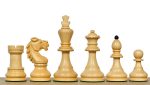 INDIACHESSART - 1950s Bohemia German Chess Pieces Ebonized & Natural Boxwood 3.89"- King - Image 4