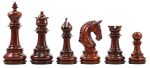 chessnut sensor compatible piece - Imperial Staunton Chess Pieces Only set - Weighted Chessmen in Budrose king 3.8" - Image 6