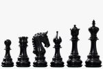 INDIACHESSART-chessnut sensor compatible piece – Imperial Staunton Chess Pieces Only set – Weighted Chessmen in Antique Wood & Ebony Wood  - Image 4