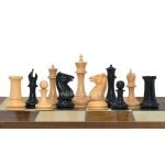 INDIACHESSART - Morphy Cooke 4.4" Reproduction circa 1849 Ebony wood Boxwood only Chess Set in Luxury Style - Image 4