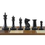 INDIACHESSART - Morphy Cooke 4.4" Reproduction circa 1849 Ebony wood Boxwood only Chess Set in Luxury Style - Image 5