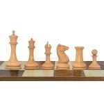 INDIACHESSART - Morphy Cooke 4.4" Reproduction circa 1849 Ebony wood Boxwood only Chess Set in Luxury Style - Image 6