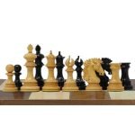 INDIACHESSART - 4.4" Wellington Luxury Staunton Chess Pieces Only Set – Triple Weighted Ebony & Boxwood Unique Chessmen Gifts - Image 6