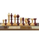 INDIACHESSART - 3.5" William Hallett 1860 London Reproduced Chess Set in Natural Boxwood - Budrose - 3.5" King | Best chess set - Image 2