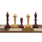 INDIACHESSART - 3.5" William Hallett 1860 London Reproduced Chess Set in Natural Boxwood - Budrose - 3.5" King | Best chess set - Image 3