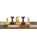 INDIACHESSART - 3.5" William Hallett 1860 London Reproduced Chess Set in Natural Boxwood - Budrose - 3.5" King | Best chess set - Image 5