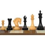 Chessnut & DGT Sensors Compatible Pieces INDIACHESSART 3.9'' new Twist series Chess Pieces, Weighted Staunton chess set, Ebony & Boxwood chess pieces, best gifts