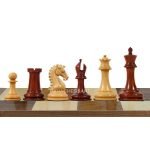 Chessnut & DGT Sensors Compatible Pieces 3.75" The SINQUEFIELD Cup 2017 Reproduced Original Chess pieces In Genuine Budrose & Boxwood - Image 4