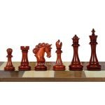 Chessnut & DGT Sensors Compatible Pieces INDIACHESSART 3.9'' new Twist series Chess Pieces, Weighted Staunton chess set, Budrose & Boxwood chess pieces, best gifts - Image 3