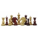 INDIACHESSART Series Premium Staunton 4.4" Padouk and Box Wood Chessmen - Image 3