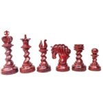 Chessnut Sensor Compatible Set-INDIACHESSART 4.5'' Signature Series- Reproduced Professional Staunton Chess Pieces Only | Weighted BUDROSE and Boxwood | Best chess set - Image 3