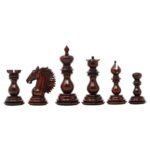 INDIACHESSART Series Premium Staunton 4.4" Padouk and Box Wood Chessmen - Image 5