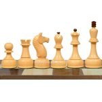 INDIACHESSART - 1961 Tal Soviet Championship chess Pieces in weighted wooden chess in Golden Rosewood _ Boxwood king 4" - Image 4