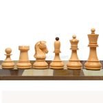 Chessnut & DGT Sensors Compatible Pieces INDIACHESSART The 1950 Reproduced Dubrovnik Bobby Fischer Chessmen in Budrose /BoxWood - 3.75" King - Image 4