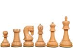 INDIACHESSART - The Leningrad Club-Sized Wooden Chess Pieces in Sheesham Wood (Golden Rosewood) & Boxwood- 4.0" King - Image 6