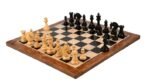 INDIACHESSART - The Excalibur Luxury Artisan Series Chess Set in Ebony / Box Wood - 4.6" King - Image 2