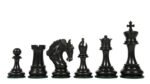 INDIACHESSART - The Excalibur Luxury Artisan Series Chess Set in Ebony / Box Wood - 4.6" King - Image 5