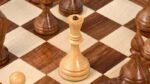 Reproduced 1961 Soviet Championship Baku Chess Pieces Chessnut Sensor Compatible Set - in Sheesham / Box wood - 4.1" King - Image 3