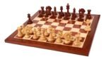 INDIACHESSART - The Excalibur Luxury Artisan Series Chess Set in BUDROSE / Box Wood - 4.6" King (Copy) - Image 2