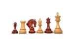 INDIACHESSART - The Excalibur Luxury Artisan Series Chess Set in BUDROSE / Box Wood - 4.6" King (Copy)
