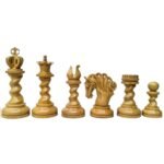 Chessnut Sensor Compatible Set-INDIACHESSART 4.5'' Signature Series- Reproduced Professional Staunton Chess Pieces Only | Weighted BUDROSE and Boxwood | Best chess set - Image 4