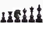 INDIACHESSART CB Pro Wild Stallion Luxury Chess Pieces in Ebony & Boxwood - 4.4" King - Image 2