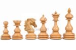 INDIACHESSART CB Pro Wild Stallion Luxury Chess Pieces in Ebony & Boxwood - 4.4" King - Image 3