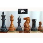 Chessnut & DGT Sensors Compatible Pieces -INDIACHESSART Distressed Antique Reproduction 4" Professional Chess Pieces Only set | Weighted Luxury Chess Set in Staunton chess set