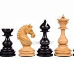 Chessnut Sensor Compatible Set-INDIACHESSART CB Wild Stallion Luxury Chess Pieces in Ebony & Boxwood - 4.4" King