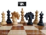 Chessnut Sensor Compatible Set - Luxury Savano chess Set in Ebony Wood & Boxwood Chess pieces only