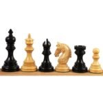 Chessnut Sensor Compatible Set - 4.1" Stallion Staunton Luxury Chess Set - Chess Pieces Only - Triple Weighted Ebony Wood