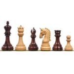3.8" Imperial Staunton Chessnut Sensor Compatible Set- Chess Pieces Only- Golden Rosewood - Image 2