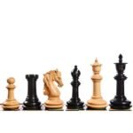 PRO 4.4" French Warrior Chessnut Sensor Compatible Set- Chess Pieces Only-INDIACHESSART