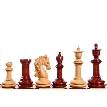 PRO 4.4" French Warrior Chessnut Sensor Compatible Set- Chess Pieces Only-INDIACHESSART