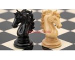combo deal 4.5" Andalusian Luxury Series Chess Pieces Only Set- Triple Weighted Ebony Wood - Image 7