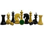 3.7" Emperor Staunton Chessnut & DGT Sensors Compatible Pieces- Chess Pieces Only- Ebonies - Image 2