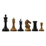 chessnut sensor compatible piece - Antique Warrior 4" Premium Staunton Chess Set in Ebony and Distressed Antiqued Box Wood - Image 5