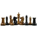 chessnut sensor compatible piece - Morphy Cooke 3.5" Reproduction 1849 Distressed Antique Chess Set in Ebony wood - Image 4